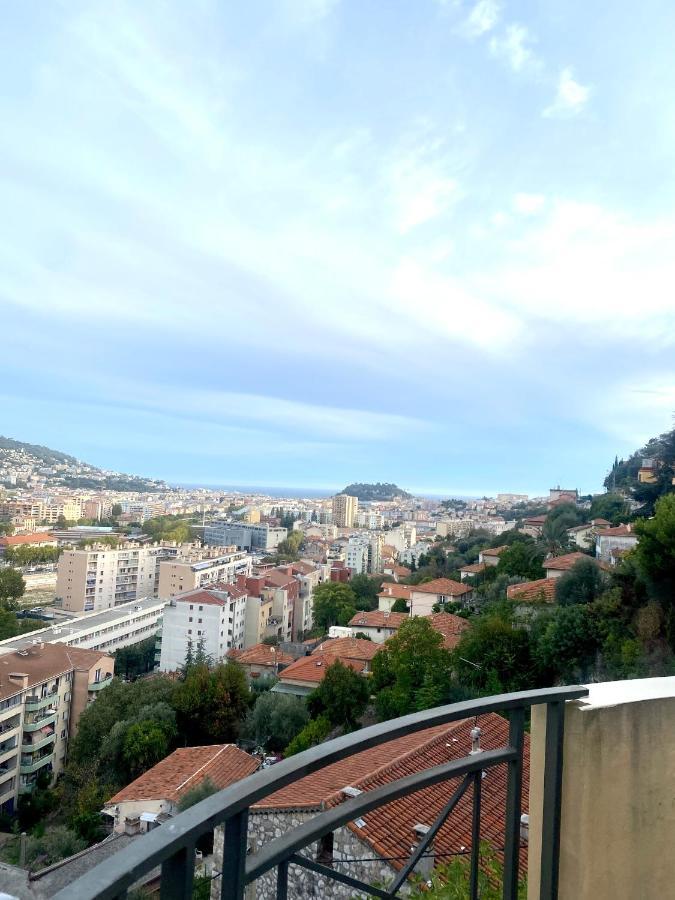 Appartement 02 Vue Panoramique -Wifi- Parking Prive -นีซ ภายนอก รูปภาพ