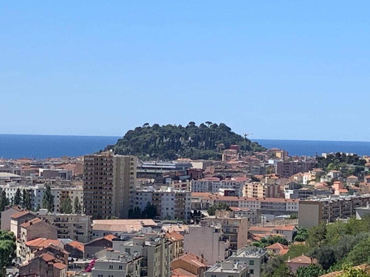 Appartement 02 Vue Panoramique -Wifi- Parking Prive -นีซ ภายนอก รูปภาพ